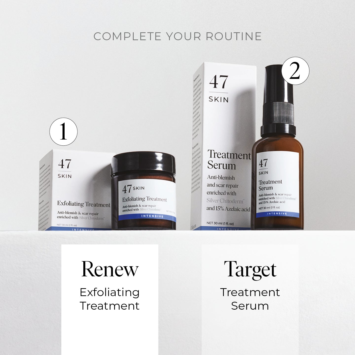 Exfoliating Skin Treatment for persistent, stubborn and cystic blemishes
