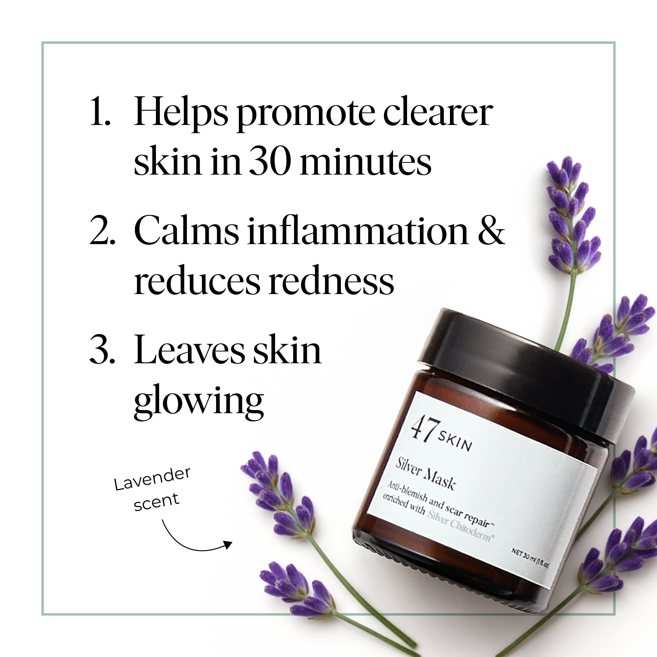 Anti-Blemish and Scar Repair Silver Mask
