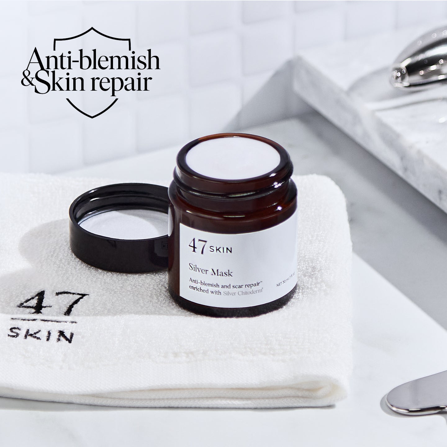 Anti-Blemish and Scar Repair Silver Mask