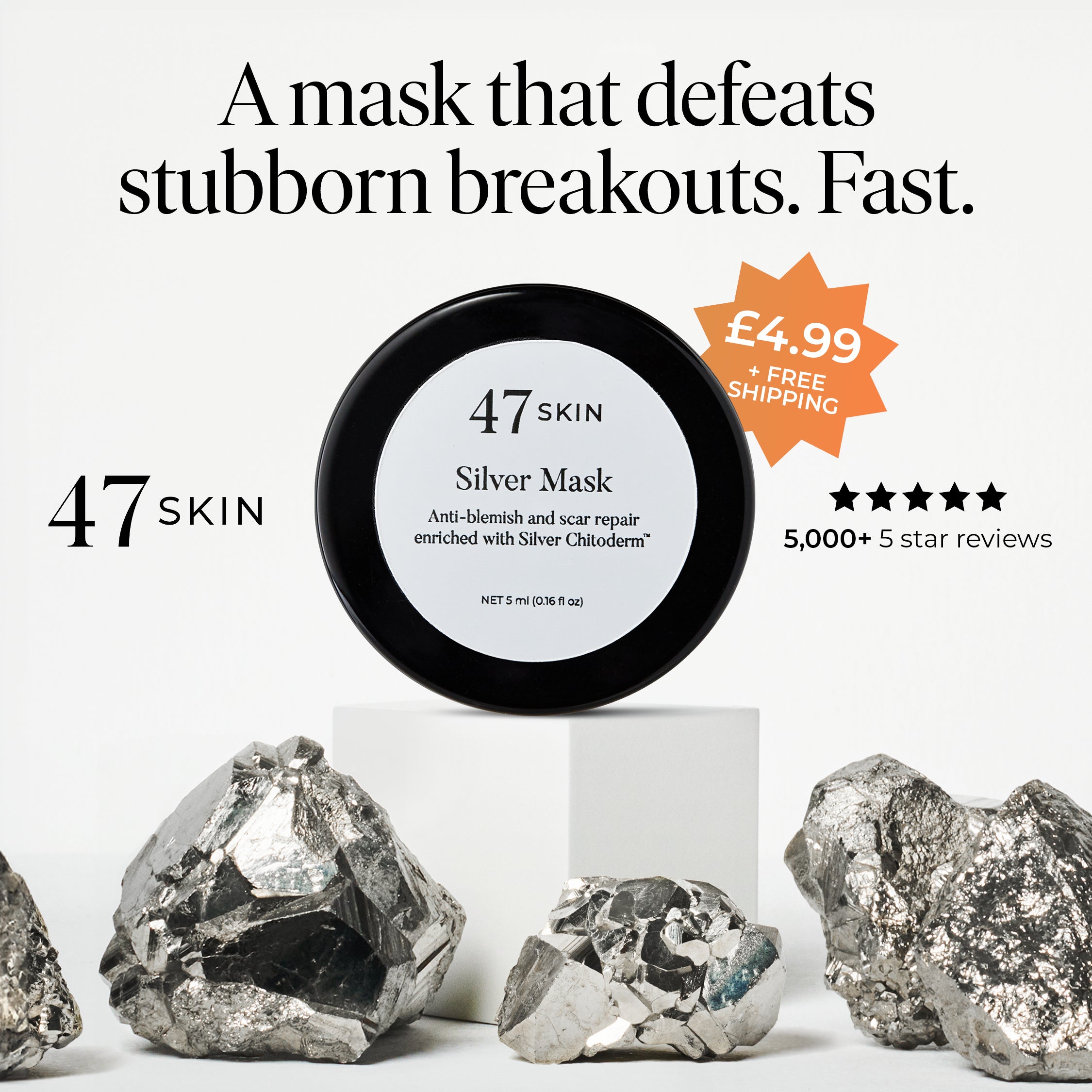 Trial Size Intensive Treatment Silver Mask (5ml) - Anti-Blemish and Scar Repair