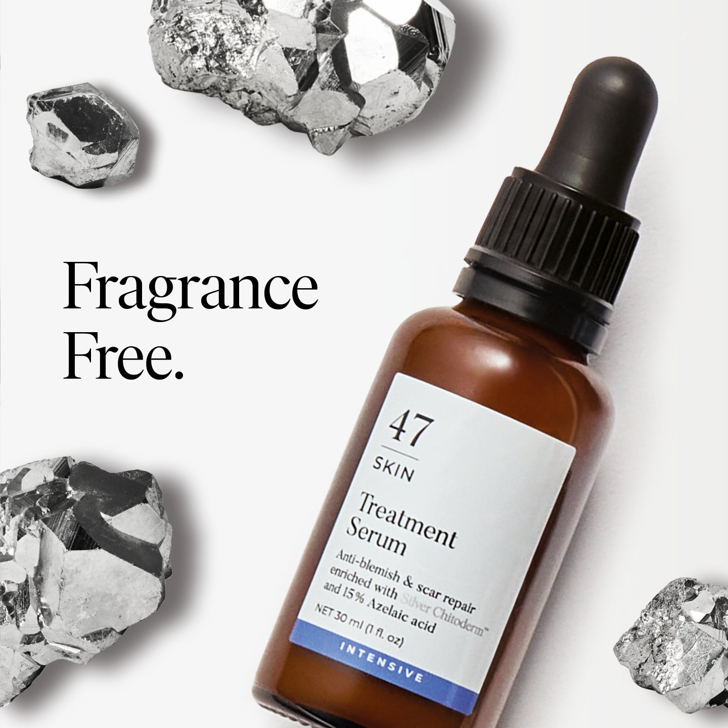 Treatment serum for persistent, stubborn and cystic blemishes